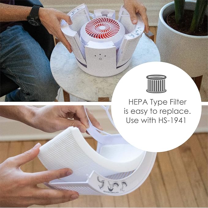 HEPA Air Purifier, Air Purifiers for Home, Quiet Air Purifier HEPA Filter, Home Air Purifiers, Air Purifier For Pets, Office
