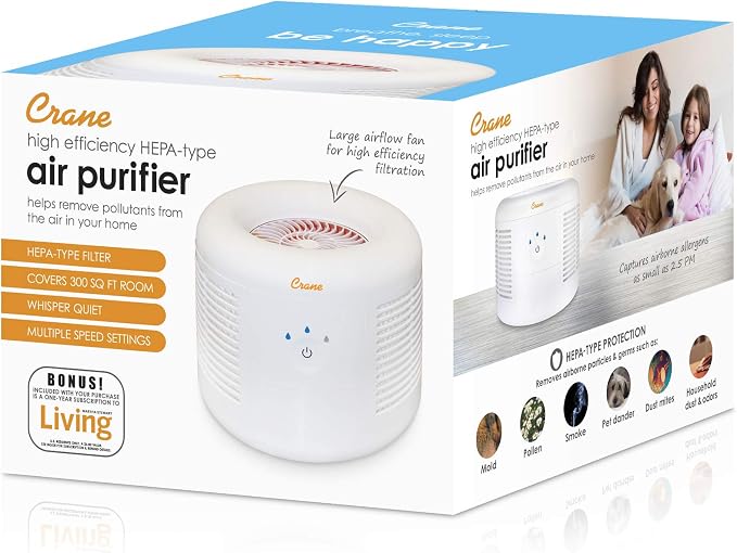 HEPA Air Purifier, Air Purifiers for Home, Quiet Air Purifier HEPA Filter, Home Air Purifiers, Air Purifier For Pets, Office