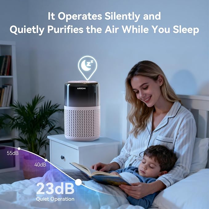 HEPA Air Purifier for Bedroom&Home, Pet Air Purifier for Home Pets, Removes Pet Odor, Cat Litter Smell, Dust, alternate view