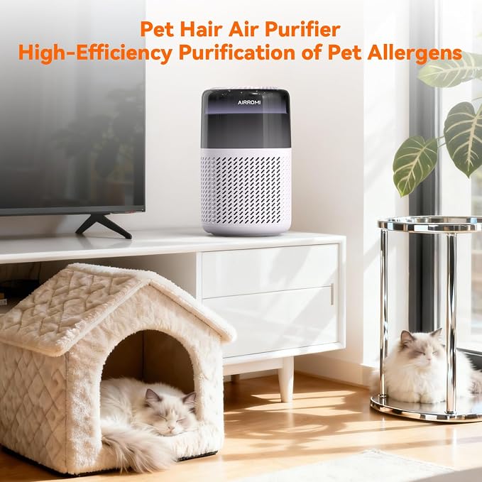 HEPA Air Purifier for Bedroom&Home, Pet Air Purifier for Home Pets, Removes Pet Odor, Cat Litter Smell, Dust, alternate view