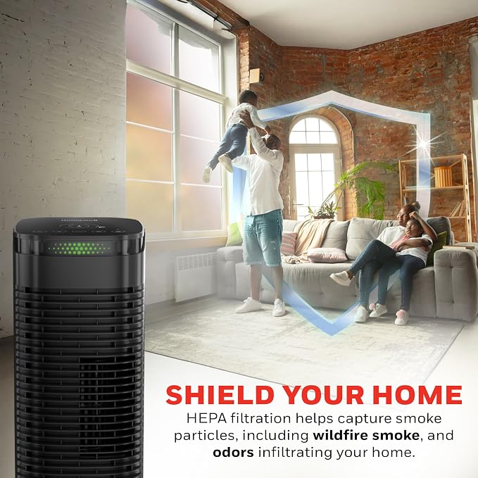 HEPA Air Purifier for Home, 990 Ft2 Rooms in 1 hour, HEPA Filter, Auto Mode, Air Quality Indicator, Reduces Allergens, Dust