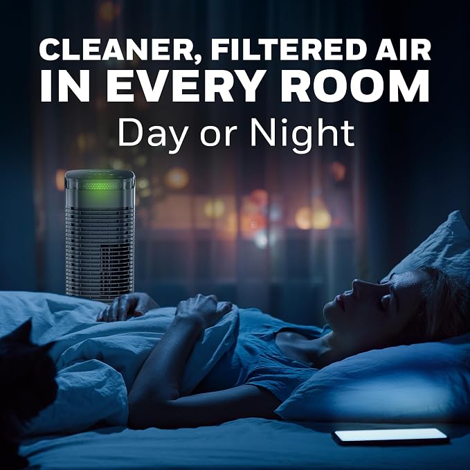 HEPA Air Purifier for Home, 990 Ft2 Rooms in 1 hour, HEPA Filter, Auto Mode, Air Quality Indicator, Reduces Allergens, Dust