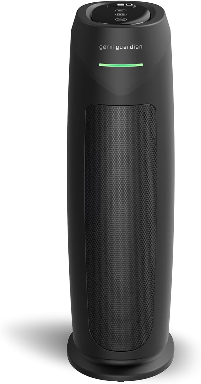 HEPA Air Purifier for Home, Large Rooms Up To 743 Sq. Ft. with HEPA PURE Air Filter, Air Quality Monitor & UV-C Light