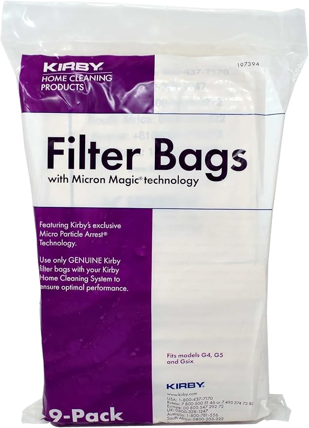 HEPA Bags for Sentria models Gsix and Ultimate G, 9pk, product image