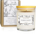 High End Hostess Gifts for Woman, Bamboo Jasmine Candle, Soy Candles for Home Scented, made from natural materials Home