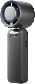 High Speed Handheld Fan, 13500 RPM Turbo Motor TEC Instant Cooling, 4000mAh Battery (3-23H) LCD Display, 3-in-1