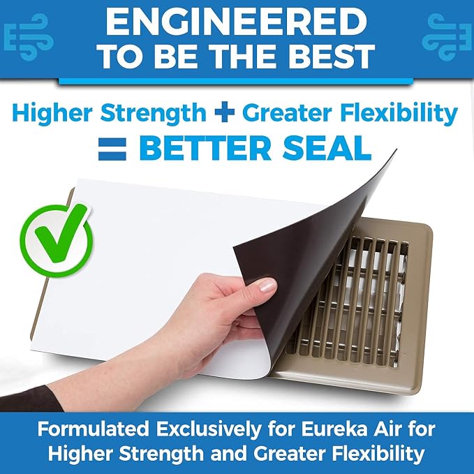 High Strength Magnetic Vent Cover 3 Pack (5.5" X 12") for Floor, Wall and Ceiling Steel Registers, Home and RV, alternate