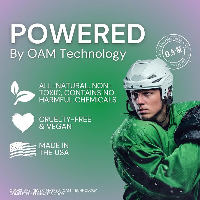 Hockey Odor Eliminator For Strong Odor: Quickly Banish Sweat & Body Odor From Hockey Gear, Skates, alternate product view 5
