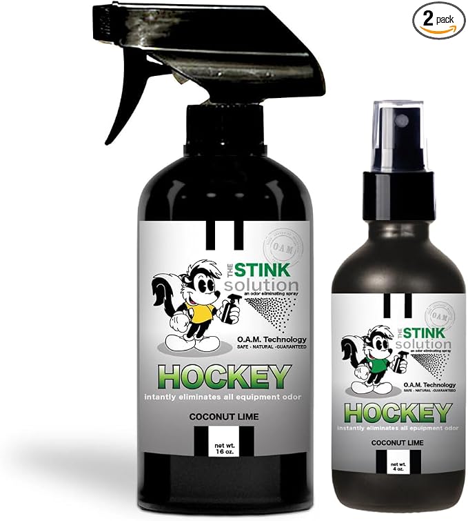 Hockey Odor Eliminator For Strong Odor: Quickly Banish Sweat & Body Odor From Hockey Gear, Skates, product image