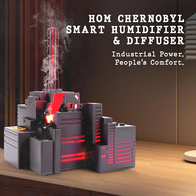 Chernobyl Smart Diffuser & Humidifier – 250ML Ultrasonic Mist Machine with 7 LED Lights, App Control, alternate product