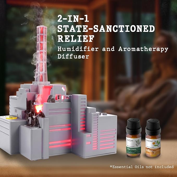Chernobyl Smart Diffuser & Humidifier – 250ML Ultrasonic Mist Machine with 7 LED Lights, App Control, alternate product