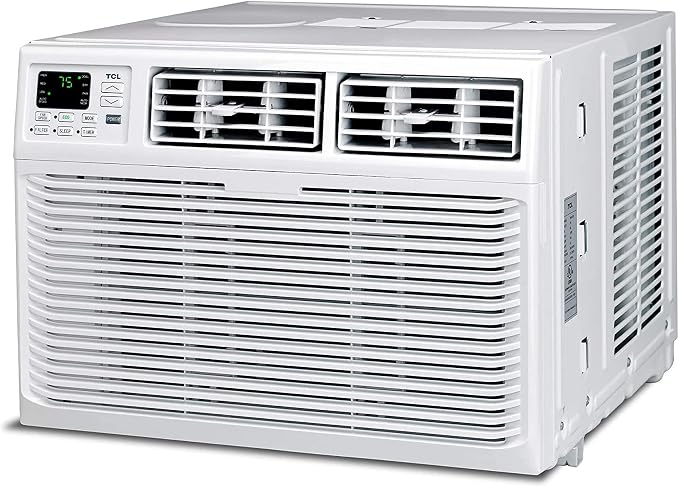 Home 12,000 BTU Window Air Conditioner, Energy Star, Cools Rooms up to 550 Sq. Ft., 3 Fan Speeds, Quiet, Multiple Modes