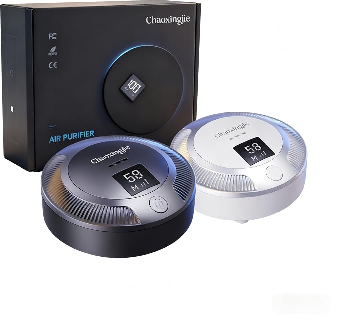 Home Air Purifier with True Ozone Deodorization for Odors, Smoke, Fridge, Bedroom, Bathroom, Shoe Cabinet, Wardrobe, Car, RV
