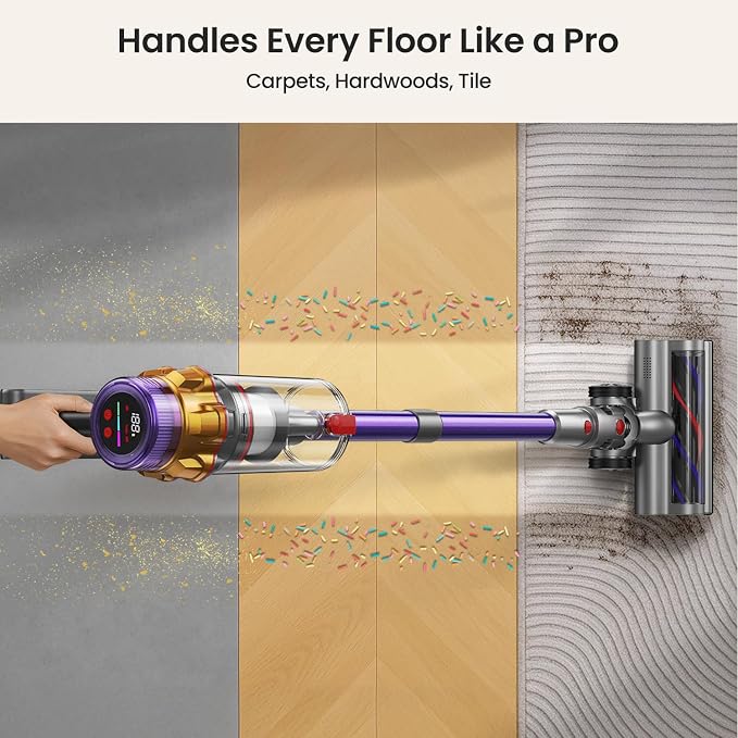 Home Cordless Vacuum Cleaner, 550W 48KPA Stick Vacuum Cleaners for Home, Wireless Vacumm with Self-Standing, alternate