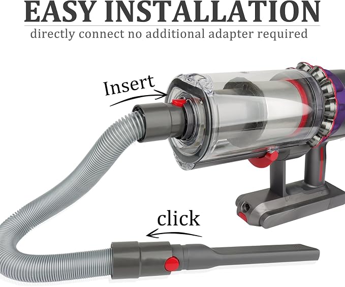 Home Flexible Extension Hose Attachment Compatible with V15 V15s Gen5 V12 V11 V10 V9 V8 V7 Vacuum Cleaner Accessories