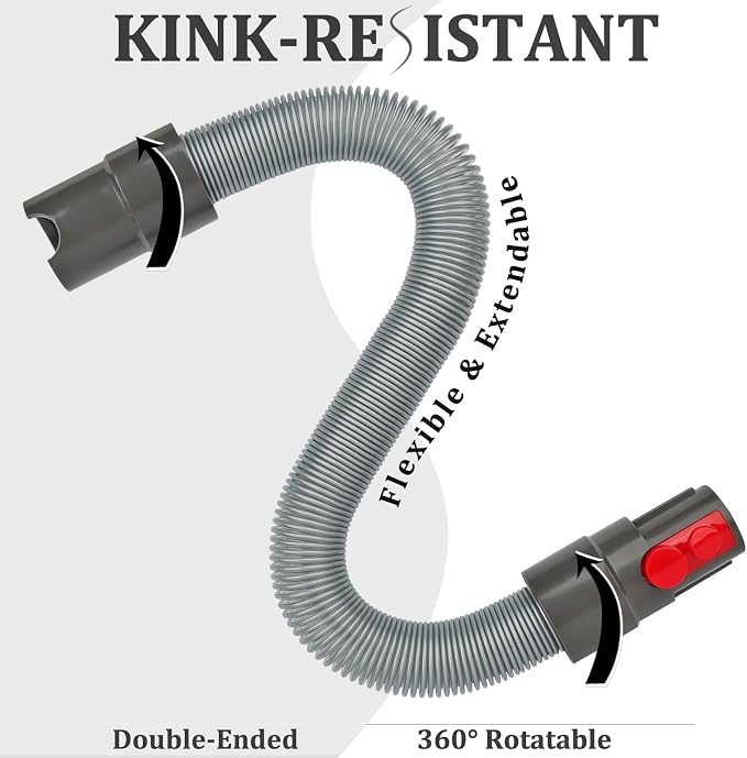 Home Flexible Extension Hose Attachment Compatible with V15 V15s Gen5 V12 V11 V10 V9 V8 V7 Vacuum Cleaner Accessories