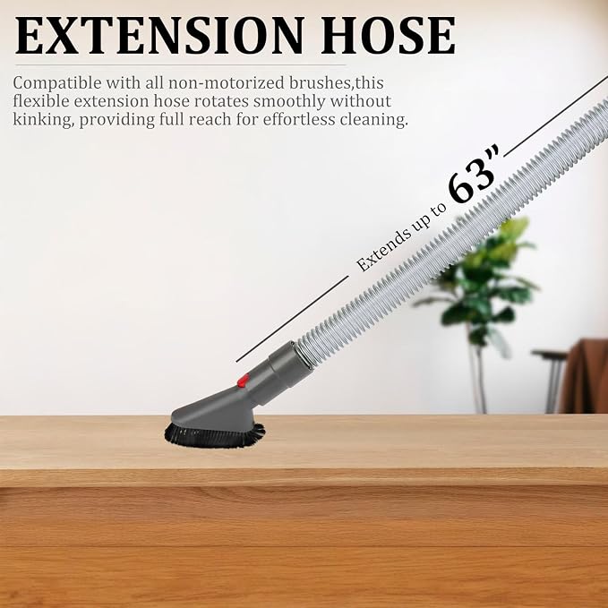 Home Flexible Extension Hose Attachment Compatible with V15 V15s Gen5 V12 V11 V10 V9 V8 V7 Vacuum Cleaner Accessories