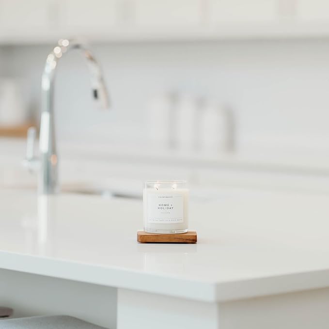 . Home & Holiday 2 Wick Scented Candle - 37 Hour Burn - Luxury made from natural materials Soy Wax Candles, alternate product