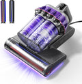 Home Mattress Vacuum Cleaner, Bed Vacuum with 2 Roller Brushes for Pet Hair, 253.7nm UV-C Light, 140F° Heating, product image
