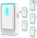 Home Negative Ion Air Purifier 6 Pack, Plug In Air Purifier & Mini Portable Silent Air Freshener for Dust Mites in Bedroom