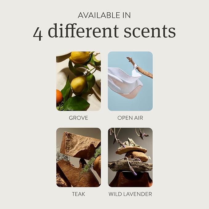 Home Scent Diffuser Refills in Grove (2 Refills) - Adjustable and Long Lasting Diffuser Aroma - Clean Ingredients, Pet Safe