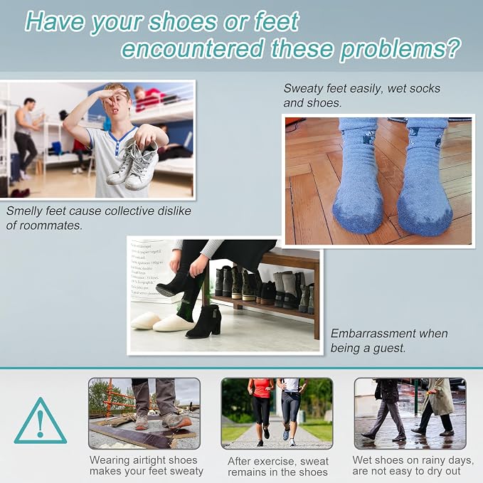 Shoe Dryer and Deodorizer -Enhanced Deodorising, Boot Dryer with Timer Shoes Socks Heater Boots Warmer