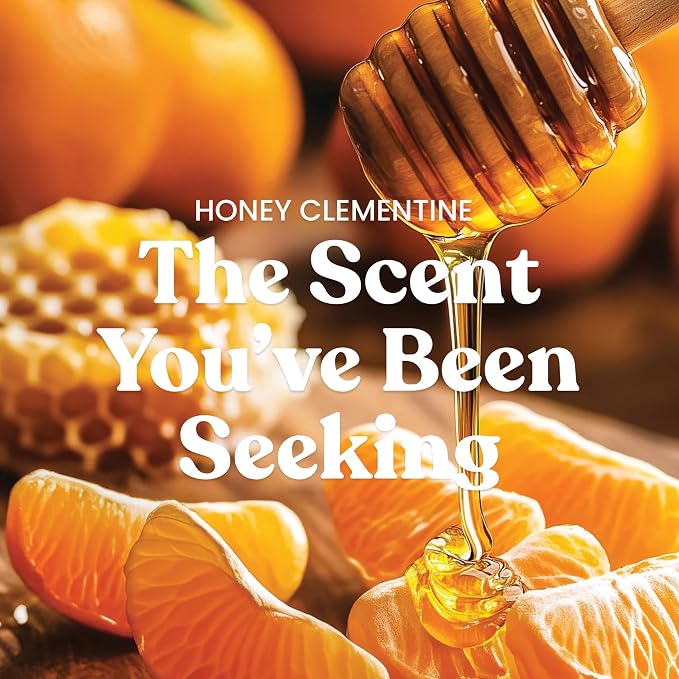 Honey Clementine, Scented Candle, 22oz Large Jar with up to 150 Hour Burn Time, Giftable, alternate product view 2