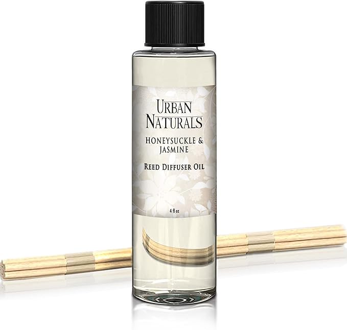 Honeysuckle & Jasmine Reed Diffuser Oil Refill | Beautiful Floral Fragrance | Hyacinth, Neroli, Iris, product image