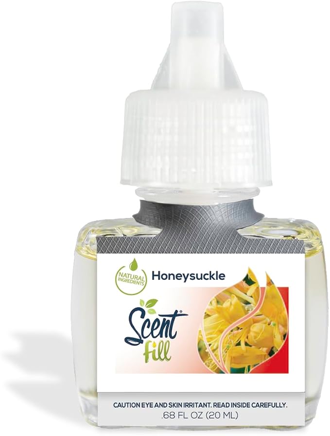 Honeysuckle Plug in Air Freshener, 4 Scented Oil Refills, alternate product view 3