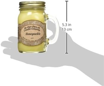 Honeysuckle Scented Mason Jar Candle, 100 Hour Burn Time, 13 Ounces, alternate product view 10