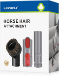Horse Hair Brush Vacuum Attachments Compatible with V15 V12 V11 V10 V8 V7 V6 Vacuum Cleaner, 1.25" Soft Vacuum Dust