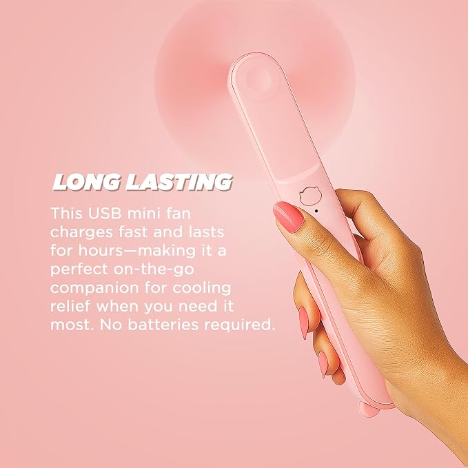 Hot Flash Relief Fan for Women – Portable Stylish Mini Fan for Menopause, Perimenopause, alternate product view 5