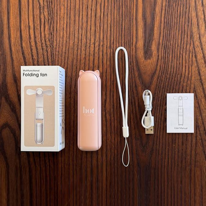 Hot Flash Relief Fan for Women – Portable Stylish Mini Fan for Menopause, Perimenopause, alternate product view 7