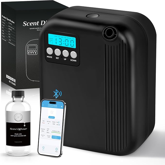Hotel Collection Diffuser, 3000 Sq.Ft of Coverage, Scent Diffusers for Home Large Room, Office Waterless Essential Oil