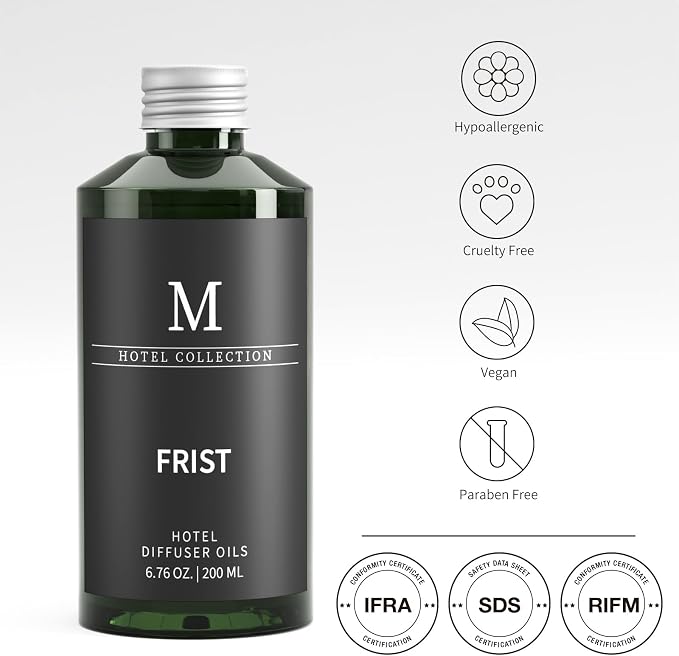 Hotel Collection Diffuser Oil- 6.76 Fl Oz/200ML-Frist,Luxury Essential Oils for Diffuser Refill & Machines,Bigger Bottle