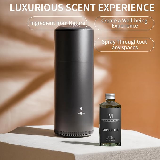 Hotel Collection Diffuser Oil- 6.76 Fl Oz/200ML-Shine Bling,Luxury Essential Oils for Diffuser Refill & Machines,Bigger