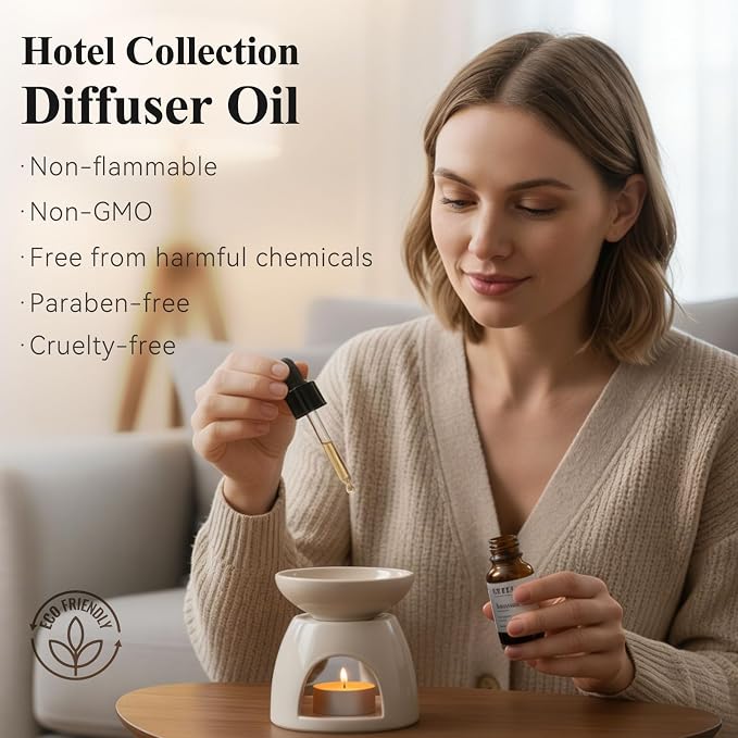 Hotel Collection Diffuser Oil Scent Inspired by The Iconic 5-Star Hotel Baccarat for Waterless Diffuser & Home Scenting