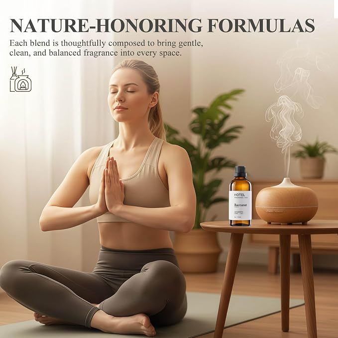 Hotel Collection Diffuser Oil Scent Inspired by The Iconic 5-Star Hotel Baccarat for Waterless Diffuser & Home Scenting