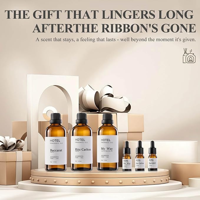 Hotel Collection Diffuser Oil Scent Inspired by The Iconic 5-Star Hotel Baccarat for Waterless Diffuser & Home Scenting
