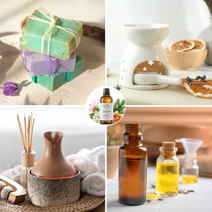 Hotel Collection Diffuser Oil Scent Inspired by The Iconic 5-Star Hotel Baccarat for Waterless Diffuser & Home Scenting