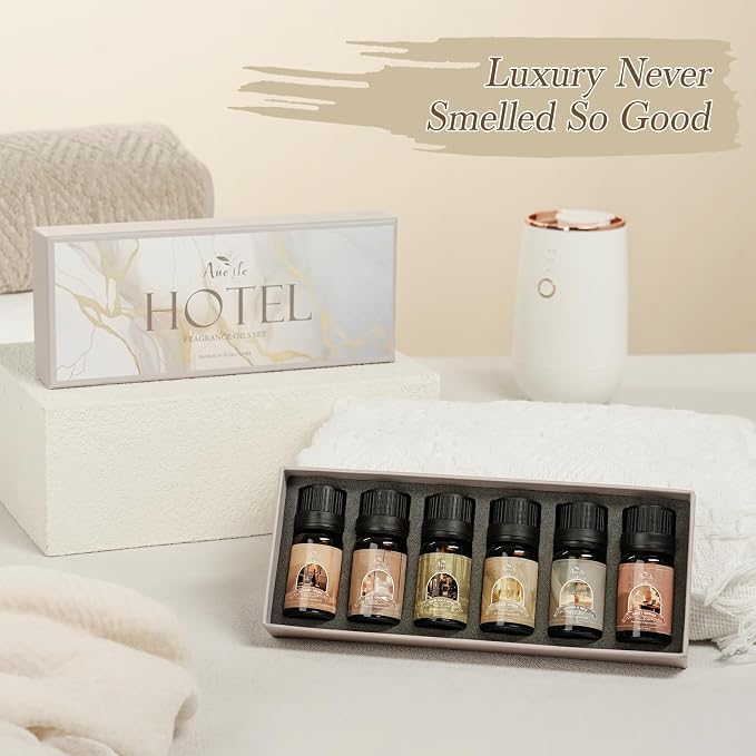Hotel Collection Diffuser Oil Set - 6x10ml Luxury Hotel Scent Essential Oils for Diffuser, alternate product view 4