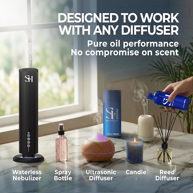 Hotel Collection Diffuser Oil, Vanilla No.10 | 5.07 Fl oz (150 ml), Scent Hotel Diffuser Oil for Ultrasonic Diffuser and