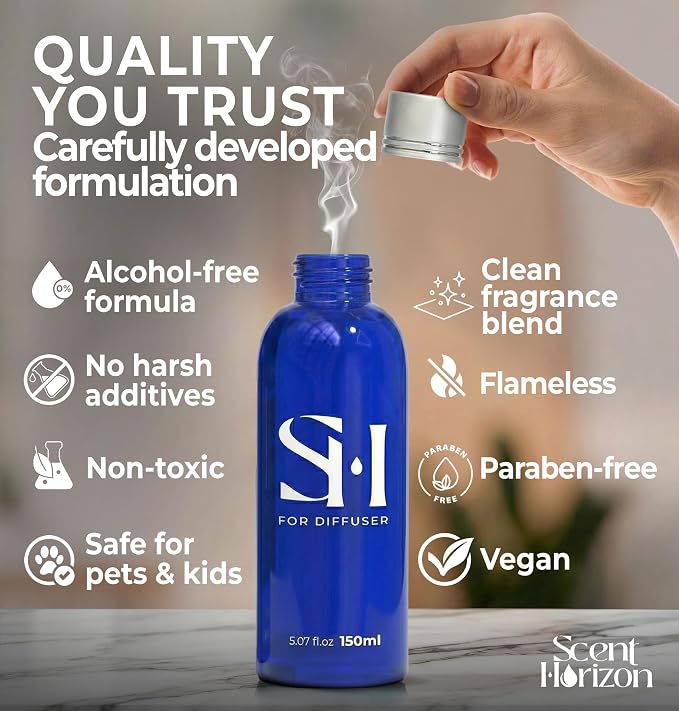 Hotel Collection Diffuser Oil, Vanilla No.10 | 5.07 Fl oz (150 ml), Scent Hotel Diffuser Oil for Ultrasonic Diffuser and