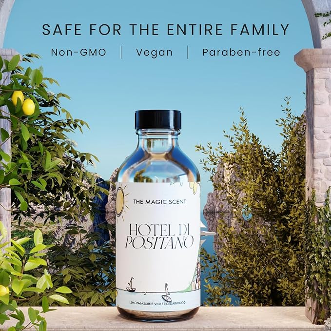 Hotel Di Positano Diffuser Oil Scents - Cold-Air & Ultrasonic Fragrance Oil for Diffuser - Inspired by Amalfi Coast