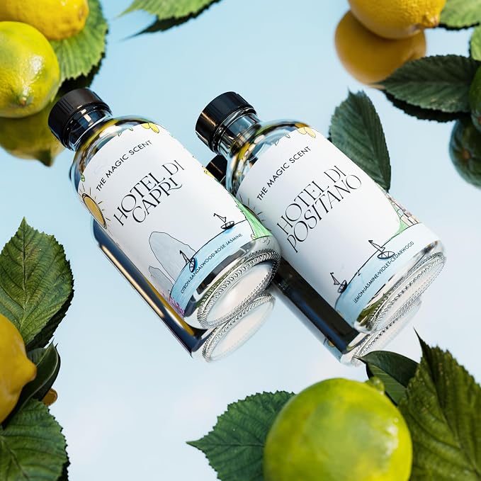 Hotel Di Positano Diffuser Oil Scents - Cold-Air & Ultrasonic Fragrance Oil for Diffuser - Inspired by Amalfi Coast