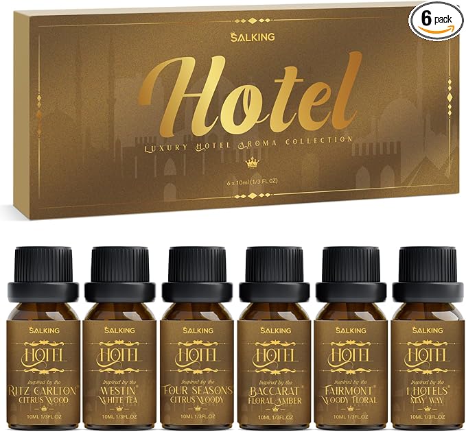 Hotel Diffuser Oil, Luxury Hotel Fragrance Oil Gift Set, Premium Essential Oil for Diffuser Inspired by The Most Popular