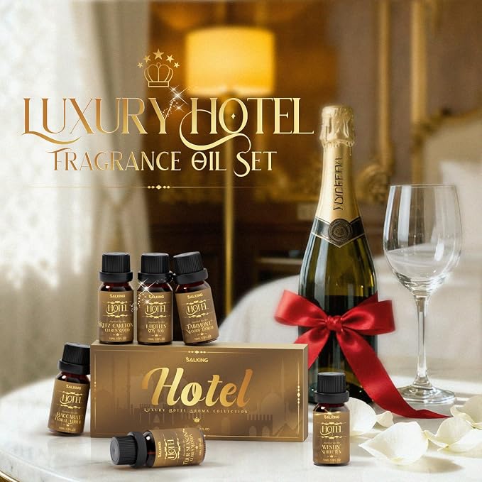 Hotel Diffuser Oil, Luxury Hotel Fragrance Oil Gift Set, Premium Essential Oil for Diffuser Inspired by The Most Popular