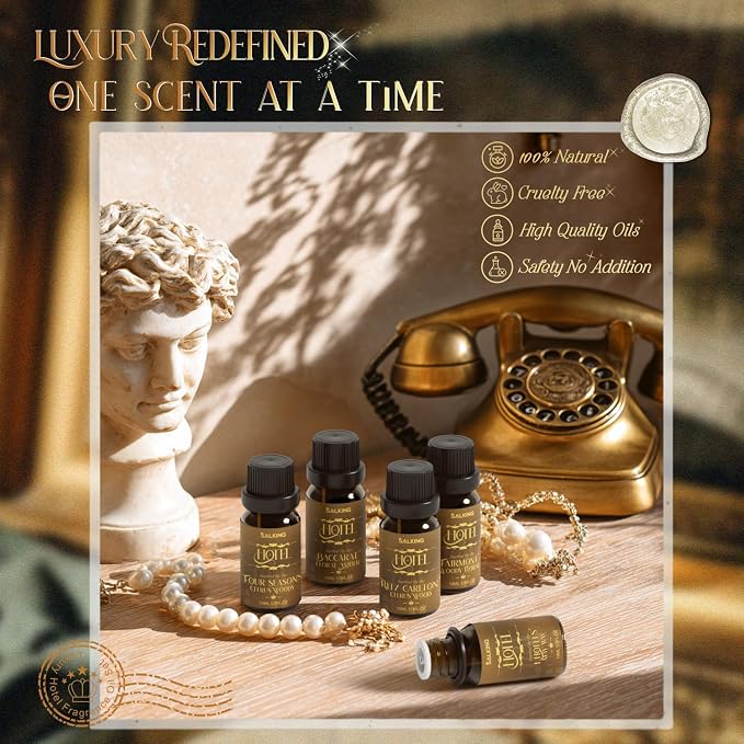 Hotel Diffuser Oil, Luxury Hotel Fragrance Oil Gift Set, Premium Essential Oil for Diffuser Inspired by The Most Popular