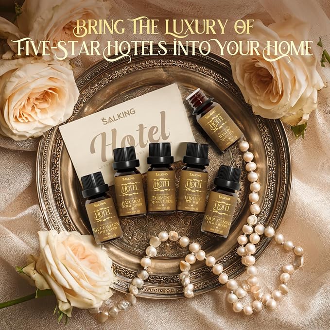 Hotel Diffuser Oil, Luxury Hotel Fragrance Oil Gift Set, Premium Essential Oil for Diffuser Inspired by The Most Popular