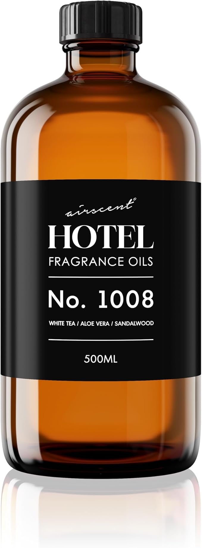 Hotel Diffuser Oil No. 1008 - White Tea, Aloe Vera & Sandalwood - Premium Fragrance Oil for Ultrasonic and Waterless